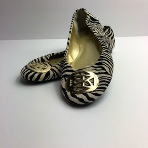 SOLD Anne Klein iFlex Zebra Print Ballet Flats